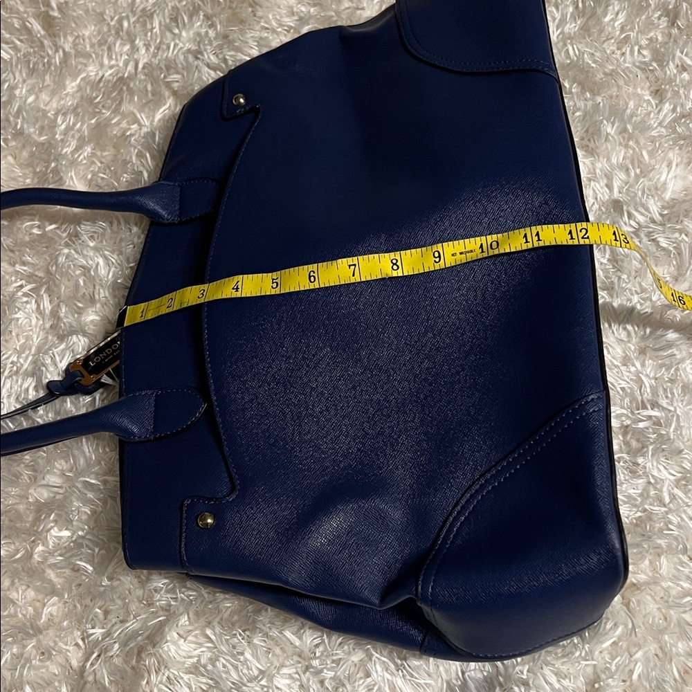 London Fog Deep Navy Structured Tote - Picture 6 of 9